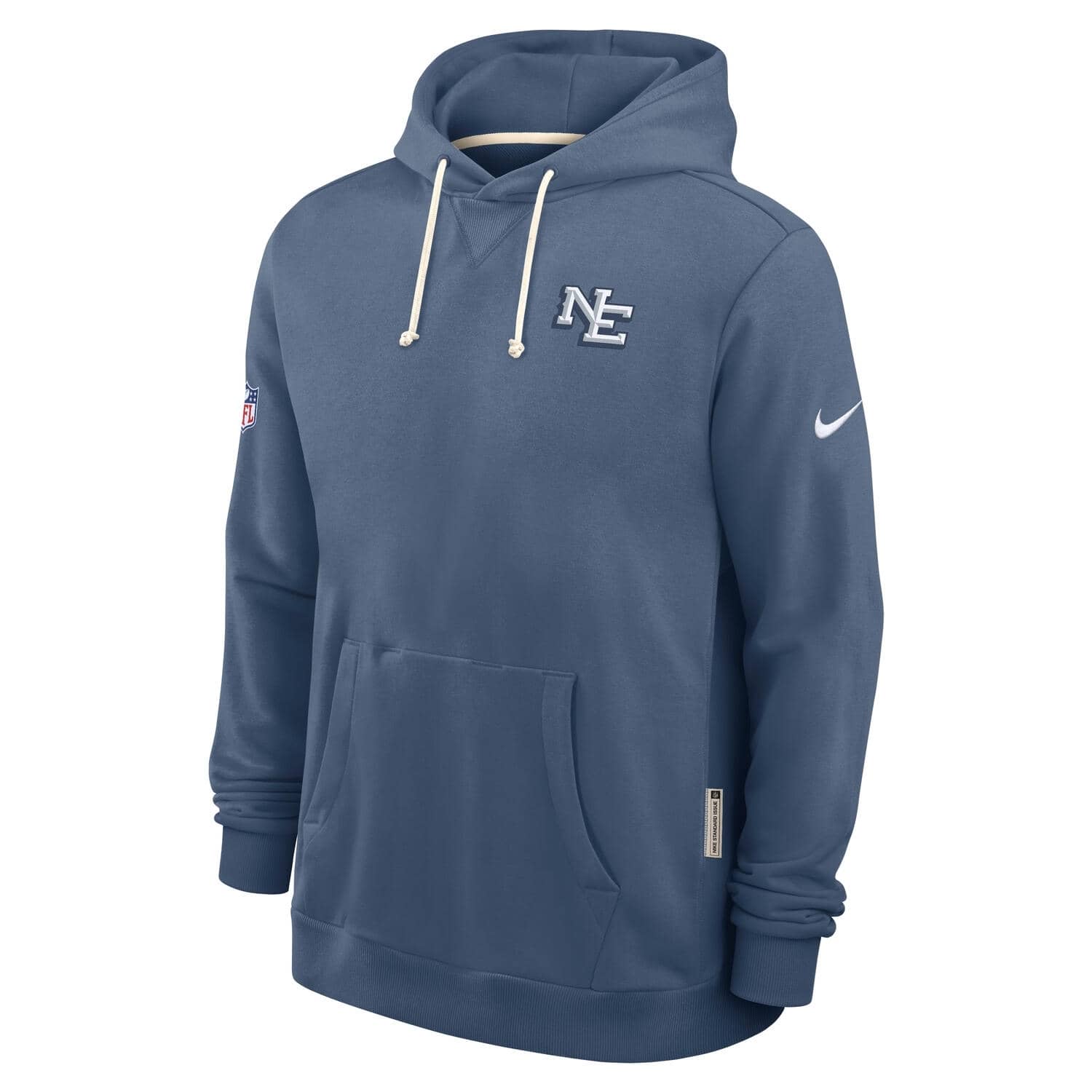 New England Patriots 2025 Rivalries Nike Sideline NFL Hoodie Blau