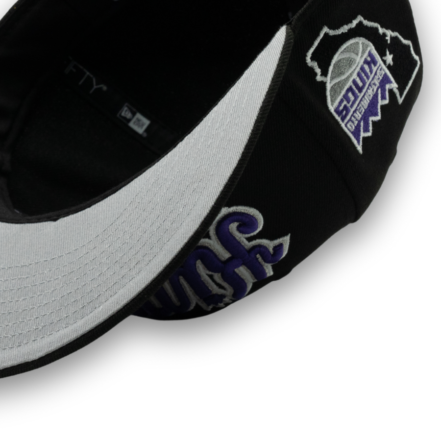 Sacramento Kings New Era NBA Side Patch 59FIFTY Cap Schwarz - SD Exclusive