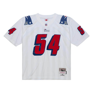 New England Patriots Tedy Bruschi Mitchell & Ness 1996 NFL Trikot Weiss - STADIUMDREAMS