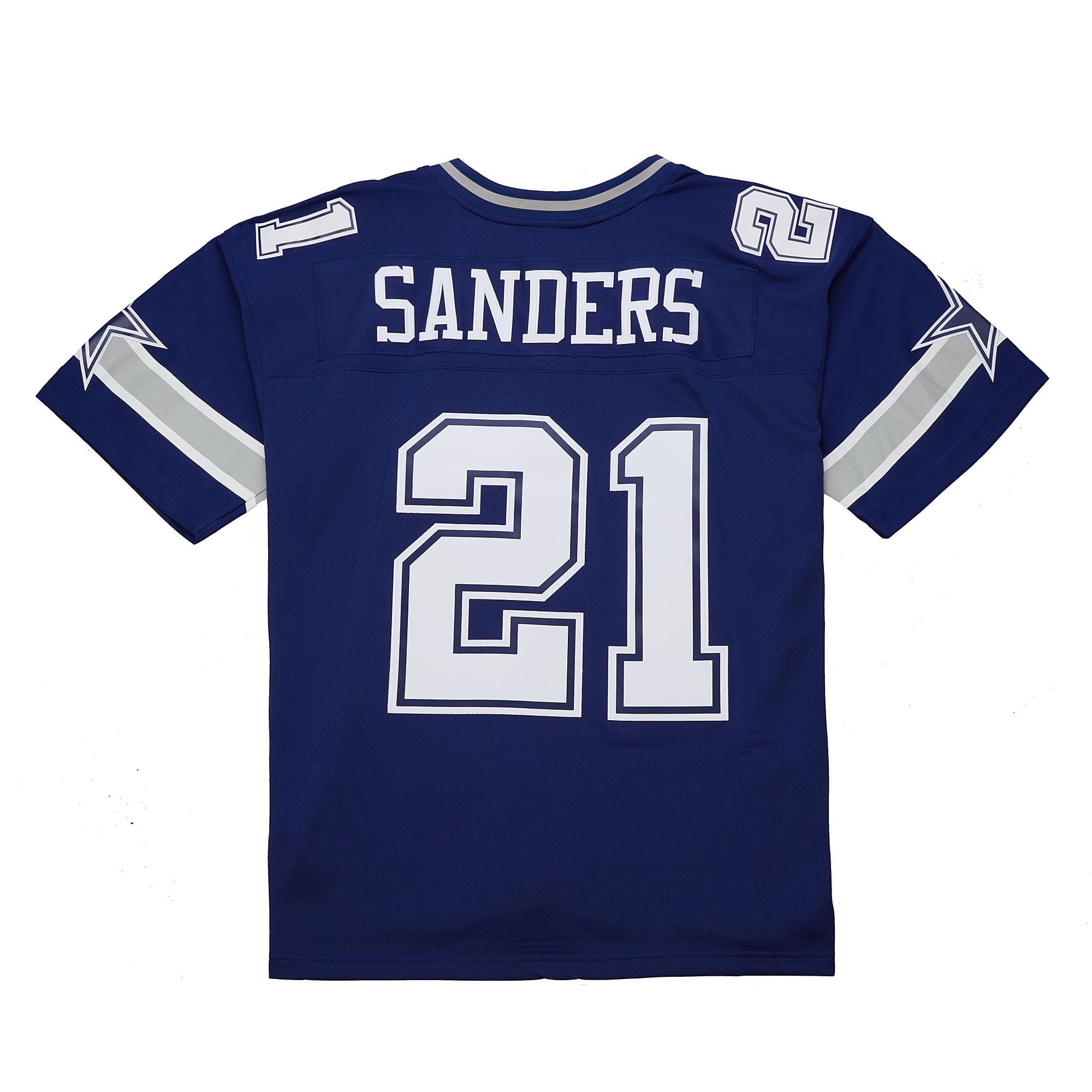 Dallas Cowboys Deion Sanders Mitchell & Ness 1996 NFL Trikot Navy - STADIUMDREAMS