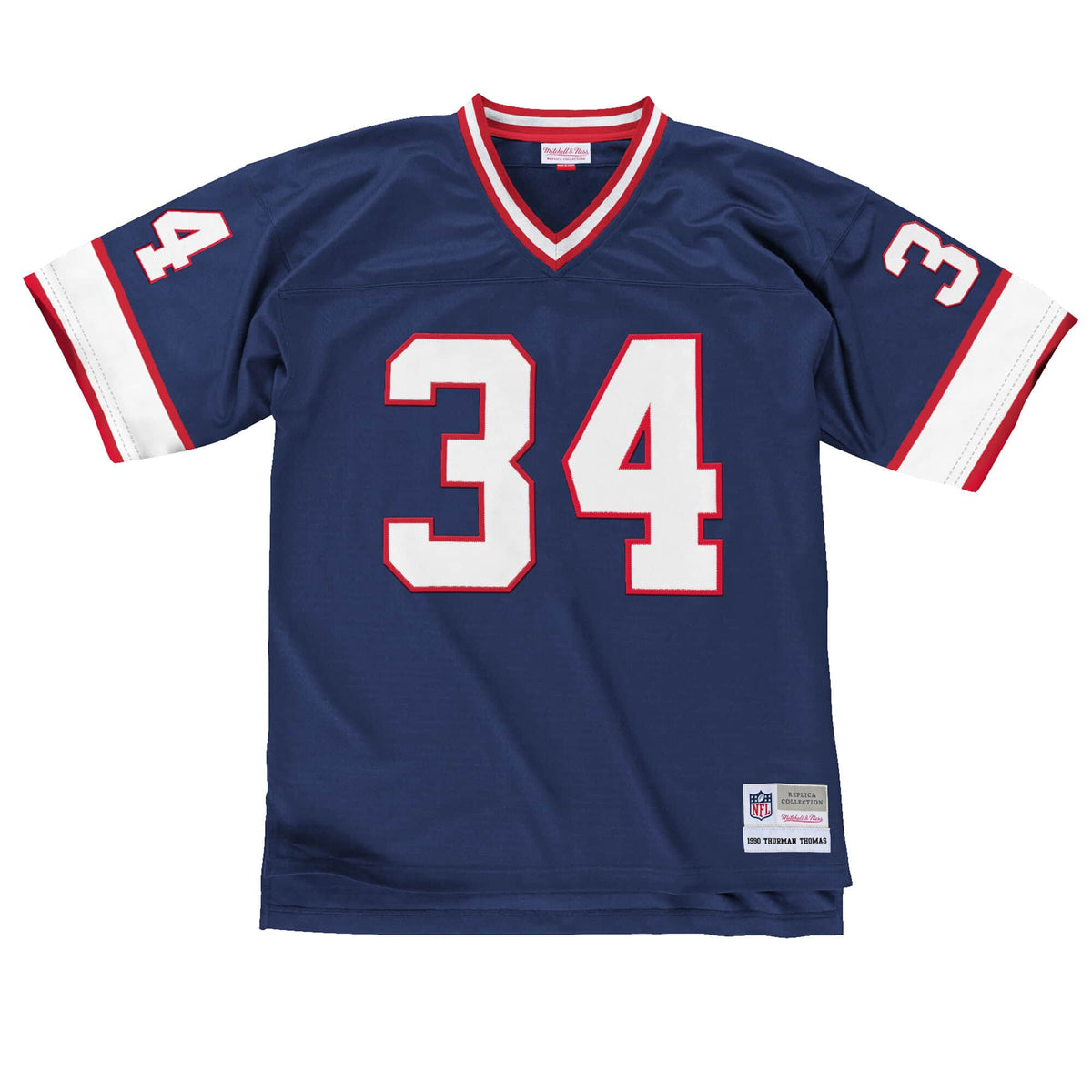 Buffalo Bills Thurman Thomas Mitchell & Ness NFL Legacy Trikot 1990 Blau - STADIUMDREAMS