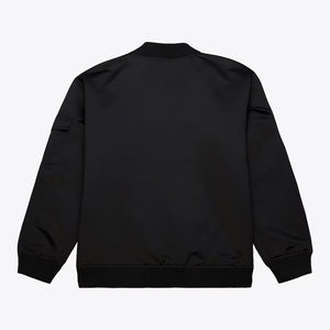 Seattle Seahawks Mitchell & Ness Team Leader Satin Bomber NFL Jacke Schwarz - STADIUMDREAMS