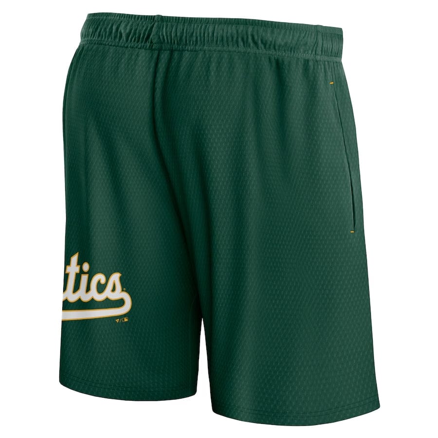 Oakland Athletics Fanatics MLB Mesh Short Grün - STADIUMDREAMS