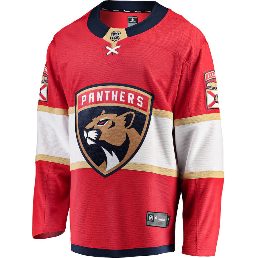 Florida Panthers NHL Trikot Home Fanatics Breakaway Rot - STADIUMDREAMS