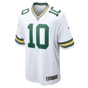 Jordan Love #10 Green Bay Packers Nike Road Game NFL Trikot Weiß - STADIUMDREAMS