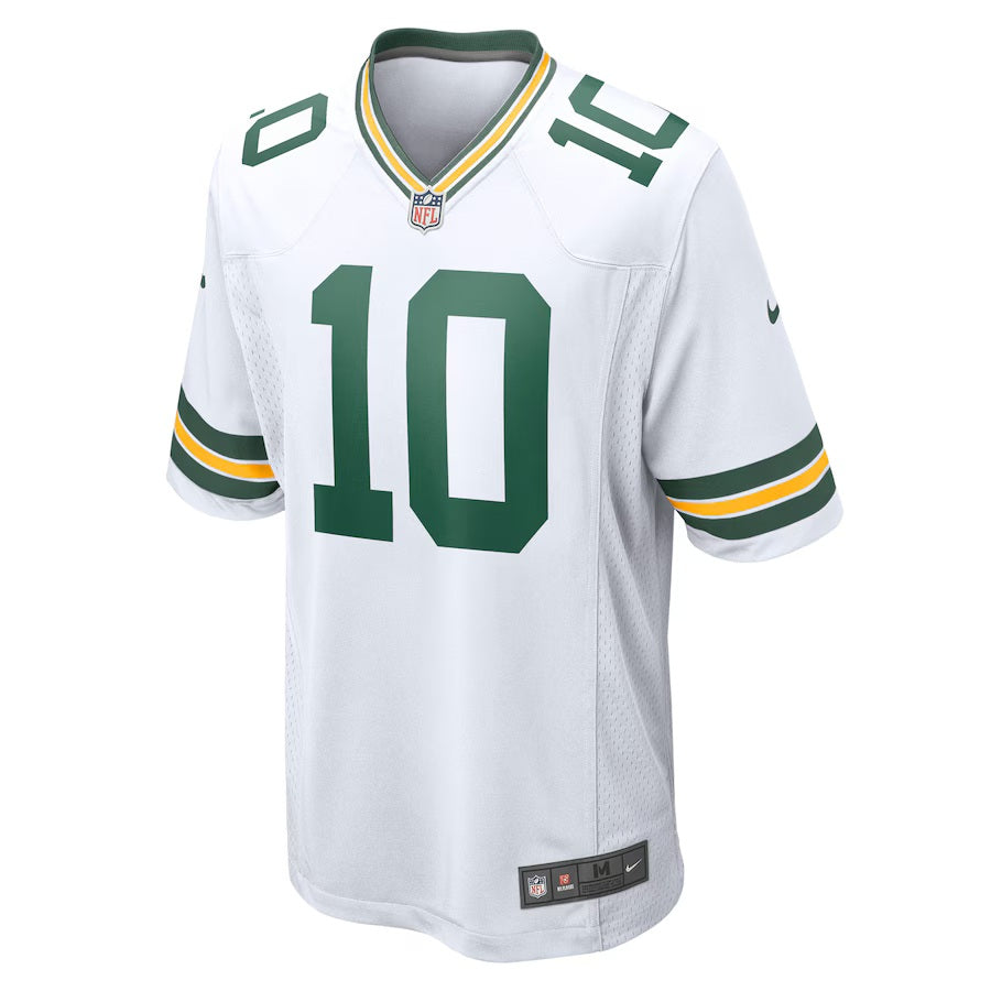 Jordan Love #10 Green Bay Packers Nike Road Game NFL Trikot Weiß - STADIUMDREAMS