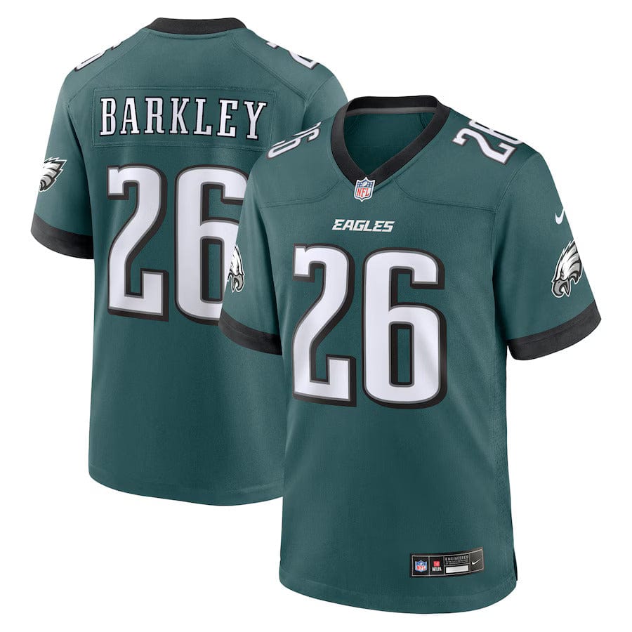 Saquon Barkley #26 Philadelphia Eagles Nike NFL Football Trikot Grün - STADIUMDREAMS