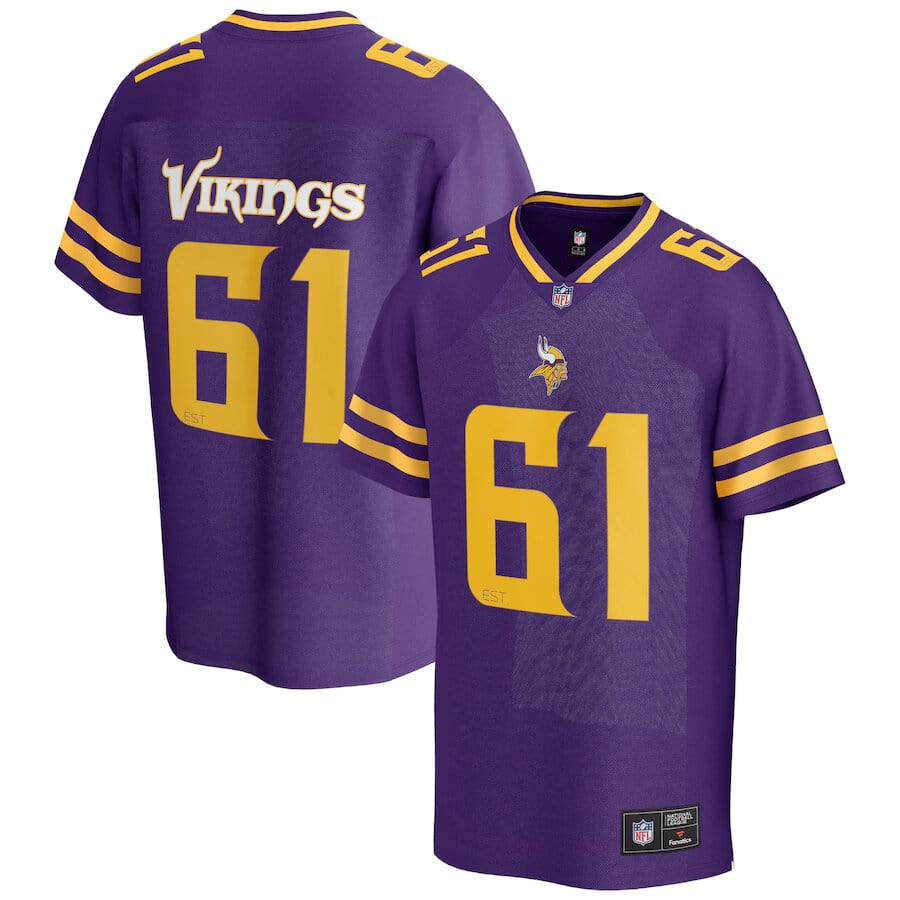 Minnesota Vikings Fanatics NFL Core Foundation Trikot Lila - STADIUMDREAMS