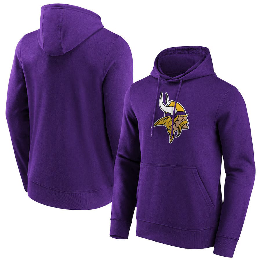 Minnesota Vikings Fanatics NFL Primary Logo Graphic Hoodie Lila - STADIUMDREAMS