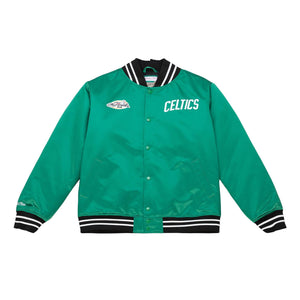 Boston Celtics NBA Heavyweight Satin Jacke grün - STADIUMDREAMS