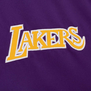 Los Angeles Lakers NBA Heavyweight Satin Jacke lila - STADIUMDREAMS