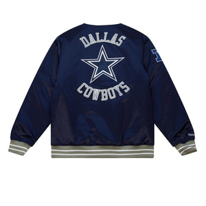 Dallas Cowboys NFL Heavyweight Satin Jacke navy - STADIUMDREAMS