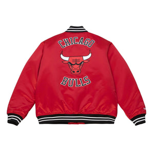 Chicago Bulls NBA Heavyweight Satin Jacke rot - STADIUMDREAMS