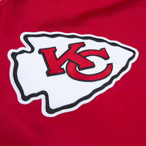 Kansas City Chiefs NFL Heavyweight Satin Jacke rot - STADIUMDREAMS