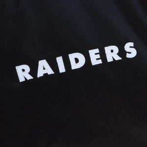 Oakland Raiders NFL Heavyweight Satin Jacke schwarz - STADIUMDREAMS