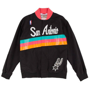 Mitchell & Ness Jacken San Antonio Spurs NBA Authentic Warm Up Jacke 1994-1995 schwarz