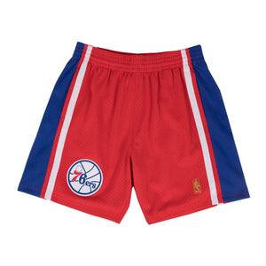 Mitchell & Ness Shorts Philadelphia 76ers NBA Swingman Shorts 1996-1997 rot