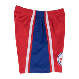 Philadelphia 76ers NBA Swingman Shorts 1996-1997 rot - STADIUMDREAMS