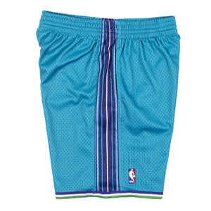 Charlotte Hornets NBA Swingman Shorts 1999-2000 türkis - STADIUMDREAMS