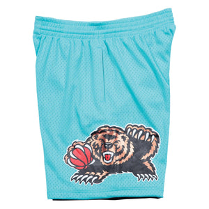 Memphis Grizzlies NBA Swingman Shorts 1996-1997 türkis - STADIUMDREAMS