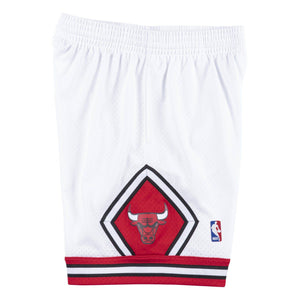 Chicago Bulls NBA Swingman Shorts 1997-1998 weiss - STADIUMDREAMS