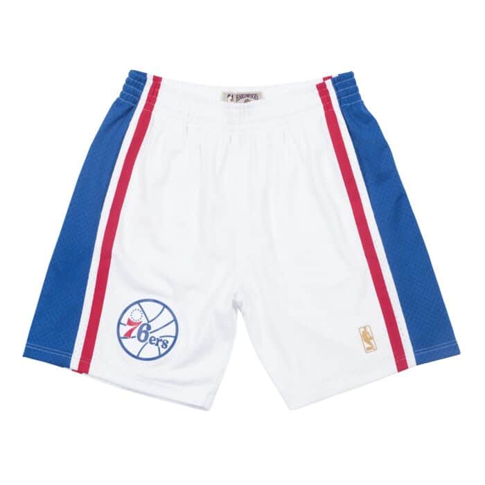 Philadelphia 76ers NBA Swingman Shorts 1996-1997 weiß - STADIUMDREAMS