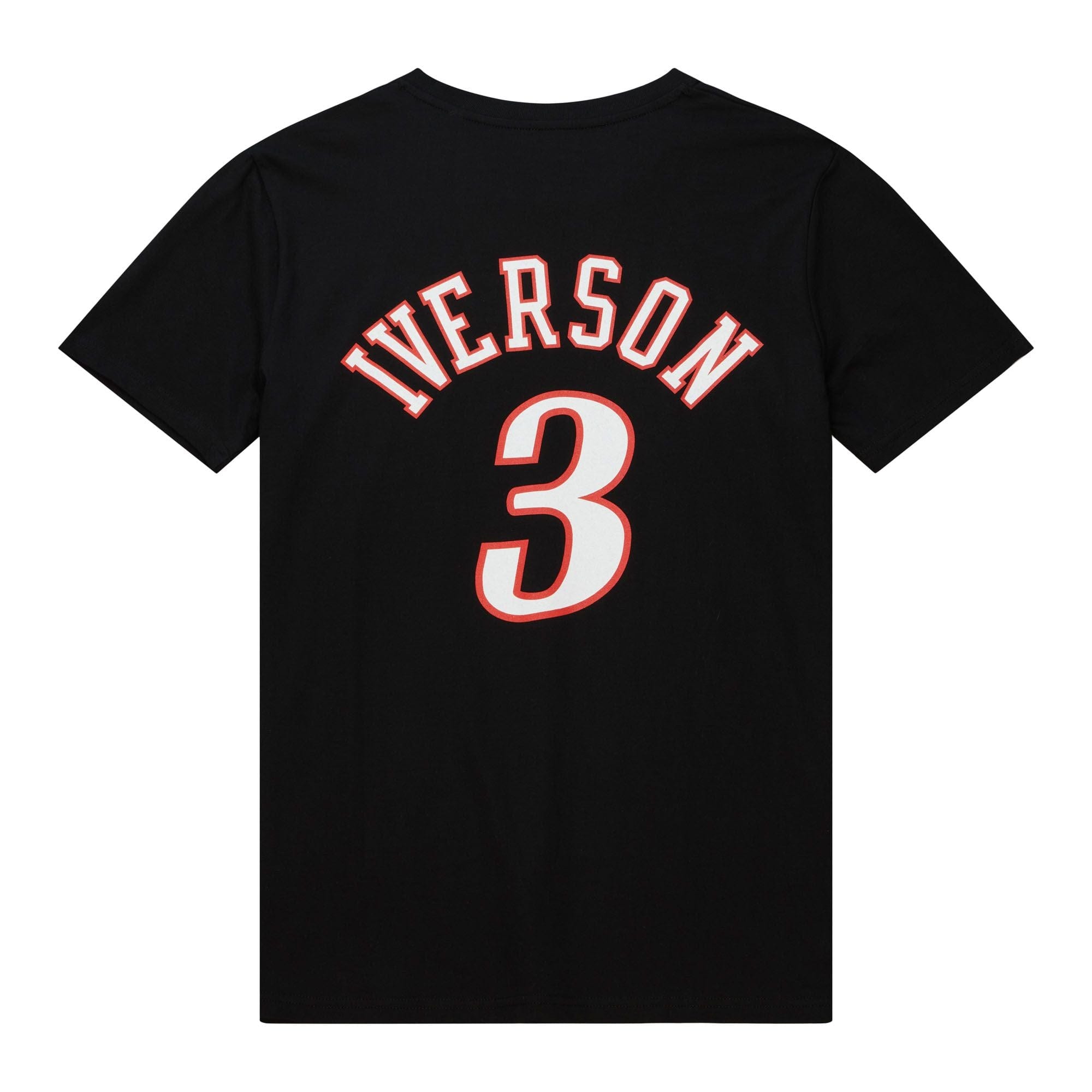 Philadelphia 76ers Allen Iverson NBA Name & Number T-Shirt schwarz - STADIUMDREAMS