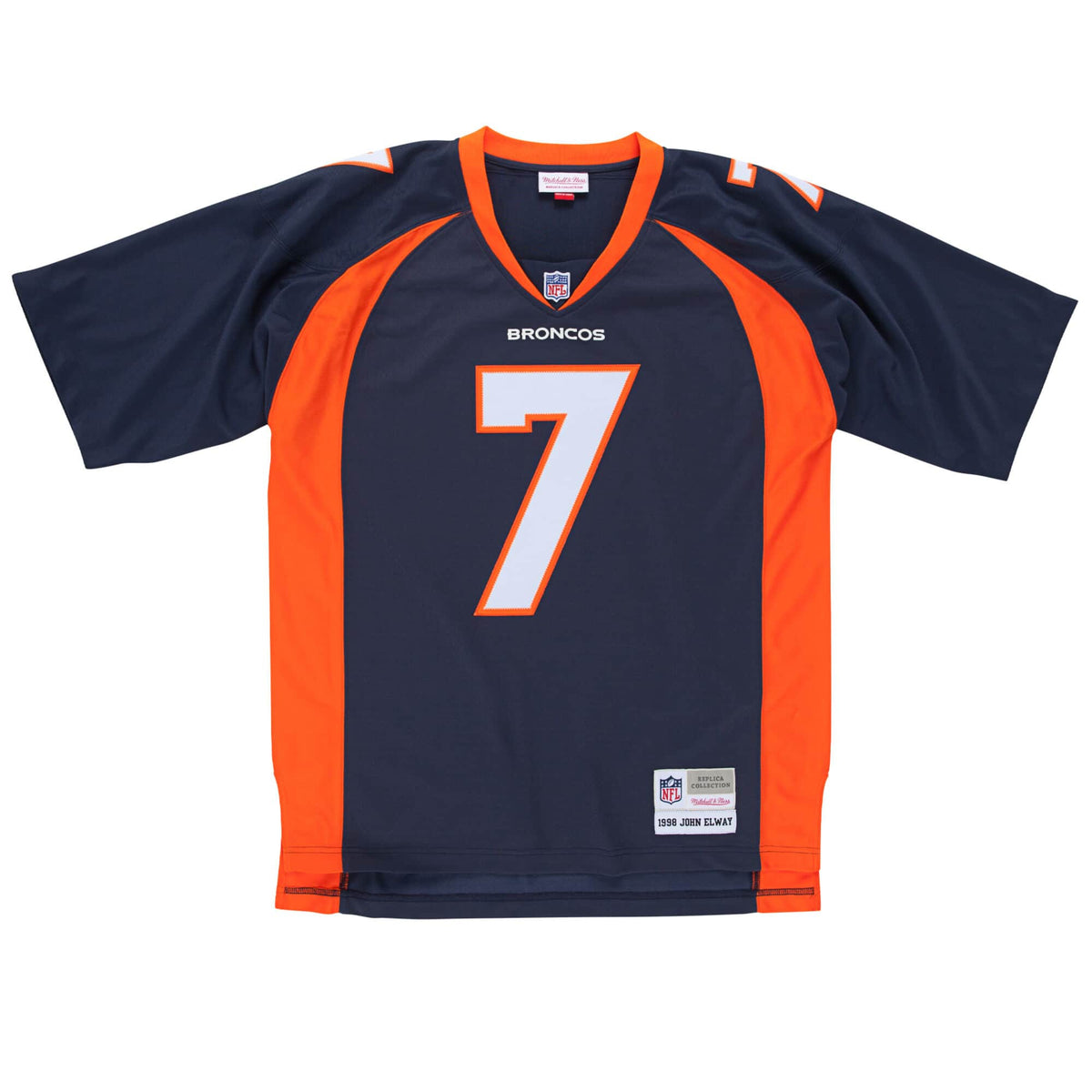 Denver Broncos John Elway Mitchell & Ness NFL Legacy Trikot 1998 Navy - STADIUMDREAMS