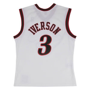 Mitchell & Ness Trikots Philadelphia 76ers Allen Iverson NBA Swingman Trikot 2000-2001 weiss