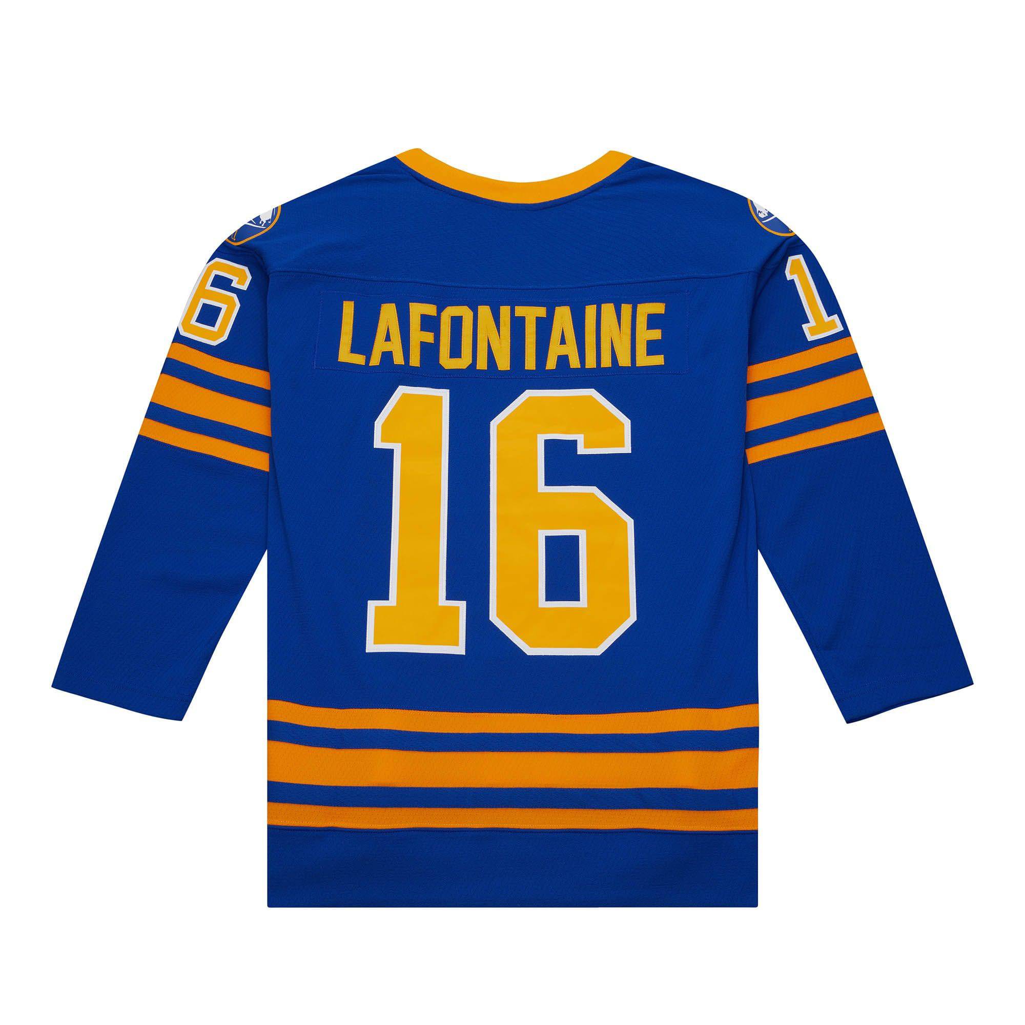 Buffalo Sabres Pat Lafontaine 1992 NHL Trikot blau - STADIUMDREAMS