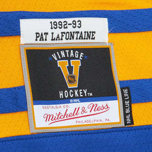 Buffalo Sabres Pat Lafontaine 1992 NHL Trikot blau - STADIUMDREAMS