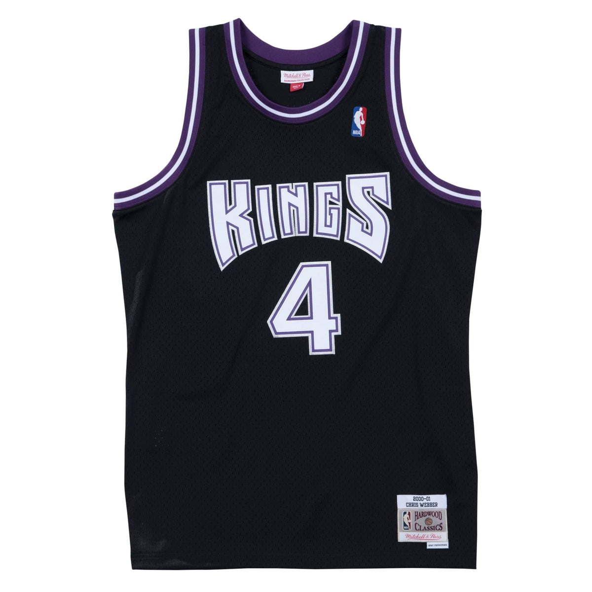 Chris Webber Sacramento Kings Mitchell & Ness NBA Swingman Trikot 2000-2001 Schwarz - STADIUMDREAMS