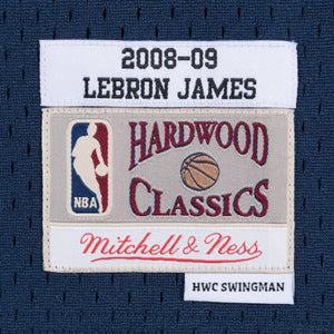 Cleveland Cavaliers Lebron James NBA Swingman Trikot 2008-2009 navy - STADIUMDREAMS