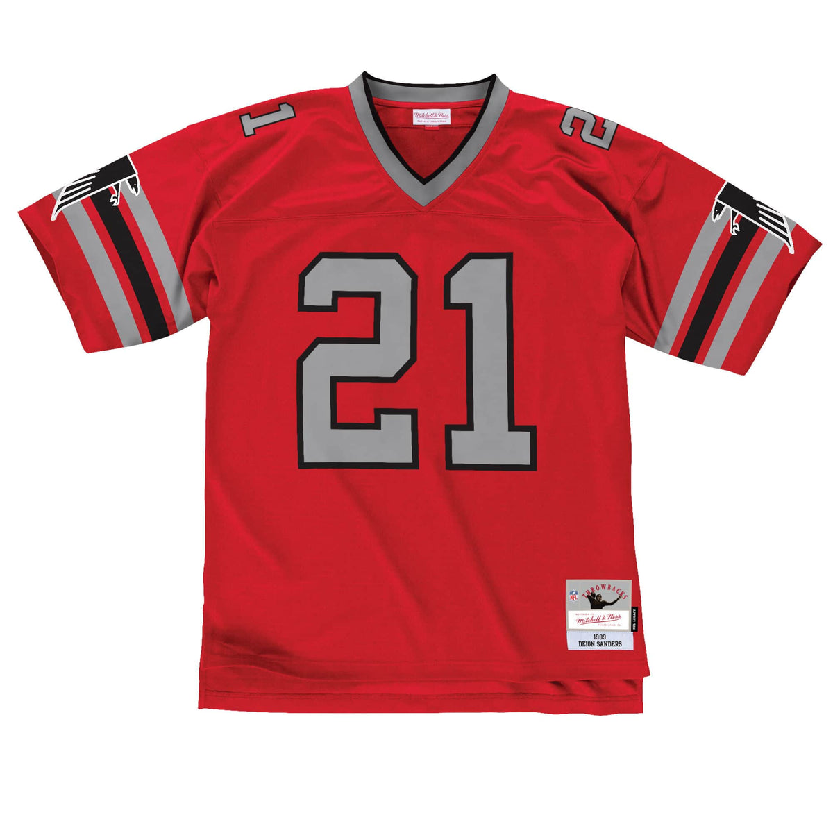 Atlanta Falcons Deion Sanders NFL Legacy Trikot 1989 rot - STADIUMDREAMS