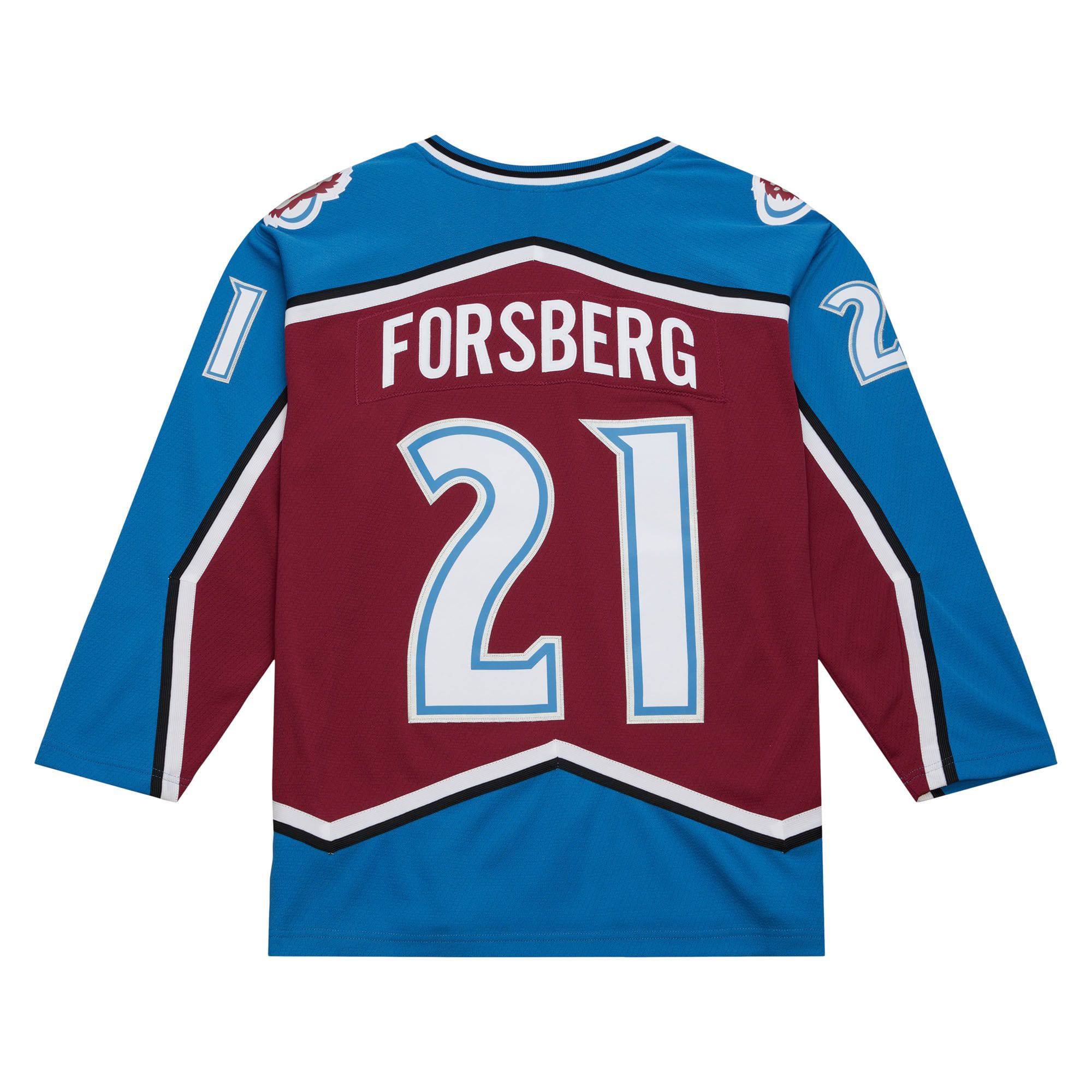 Colorado Avalanche Peter Forsberg 1995 NHL Trikot rot - STADIUMDREAMS