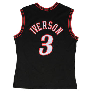 Philadelphia 76ers Allen Iverson NBA Swingman Trikot 2000-01 schwarz - STADIUMDREAMS