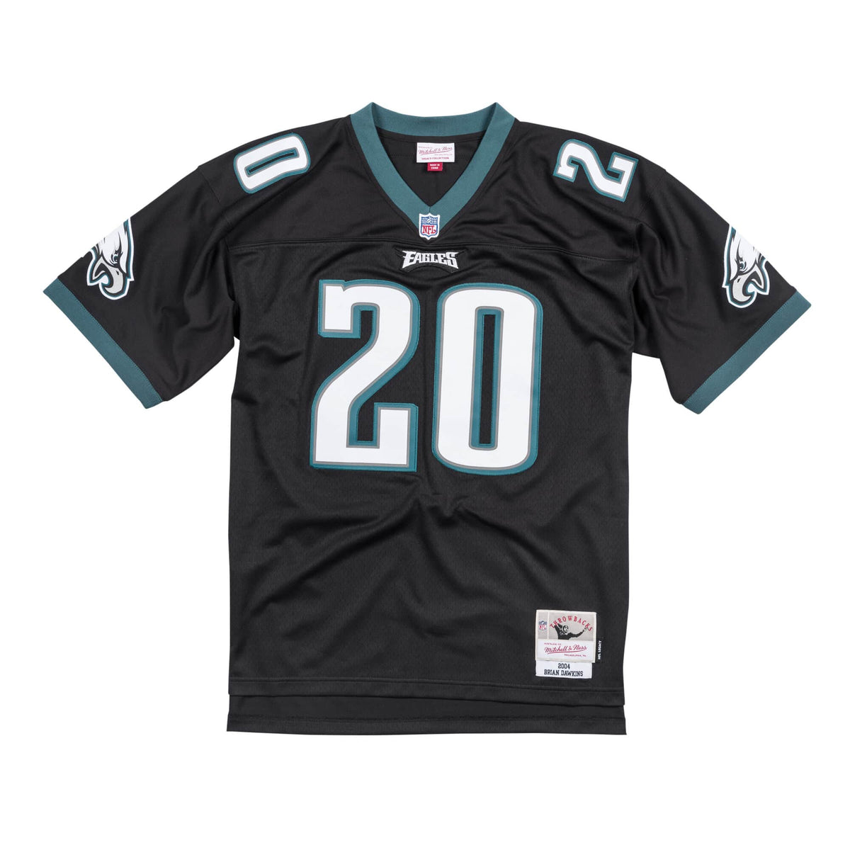 Philadelphia Eagles Brian Dawkins NFL Legacy Trikot 2004 schwarz - STADIUMDREAMS