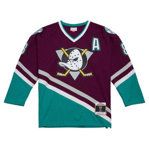 Anaheim Ducks Teemu Selanne 1996 NHL Trikot türkis - STADIUMDREAMS