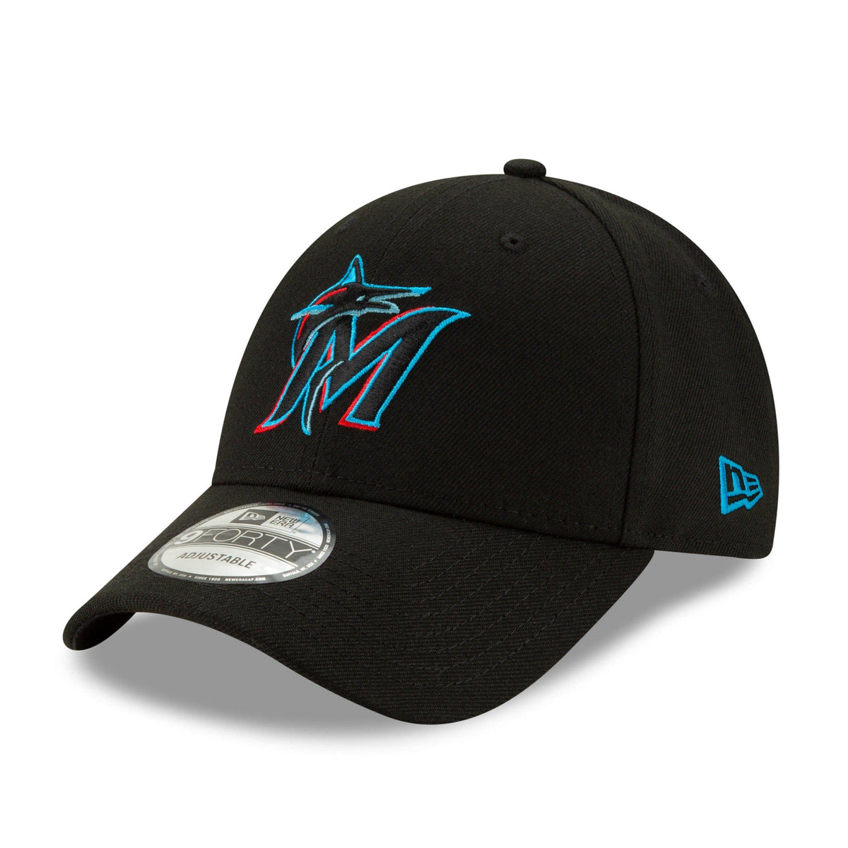 NEW ERA Caps ONE SIZE / SCHWARZ / MIAMI MARLINS Miami Marlins MLB The League 9FORTY verstellbare Cap SCHWARZ