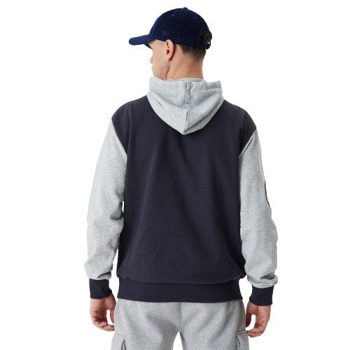 Los Angeles Dodgers MLB Team Patch Oversized Hoodie navy - STADIUMDREAMS