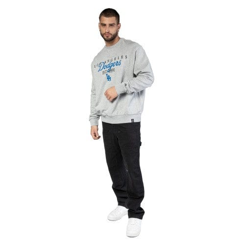 Los Angeles Dodgers MLB Lifestyle Crewneck Pullover grau - STADIUMDREAMS