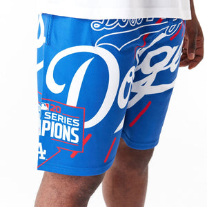 Los Angeles Dodgers MLB Large Logo Short blau - STADIUMDREAMS