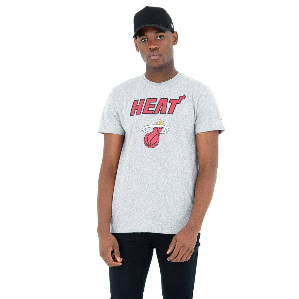 Miami Heat NBA Regular T-Shirt grau - STADIUMDREAMS