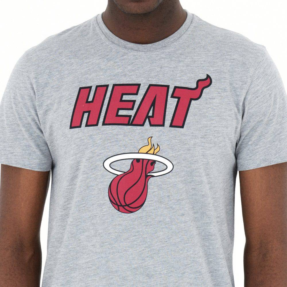 Miami Heat NBA Regular T-Shirt grau - STADIUMDREAMS