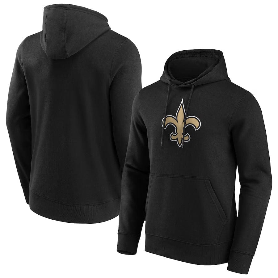 New Orleans Saints Fanatics NFL Primary Logo Graphic Hoodie Schwarz - STADIUMDREAMS