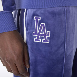 Los Angeles Dodgers New Era Velour MLB Jogginghose Lila - STADIUMDREAMS