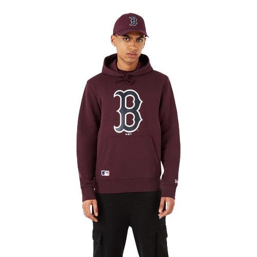 Boston Red Sox MLB Team Logo Hoodie lila - STADIUMDREAMS