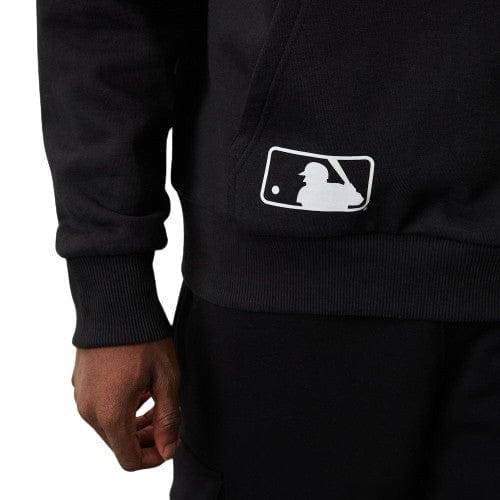 New York Yankees MLB Half Logo Oversized Hoodie schwarz - STADIUMDREAMS