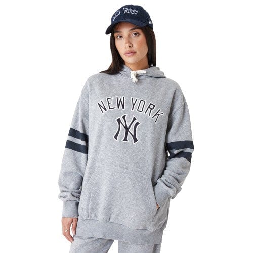 New York Yankees MLB Lifestyle Oversized Hoodie grau - STADIUMDREAMS