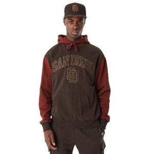 San Diego Padres MLB Team Patch Hoodie braun - STADIUMDREAMS